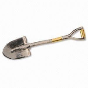  2 Tone Shovel Lapel Pins with 711790000 HS Code, Customized Designs are Welcome Manufactures
