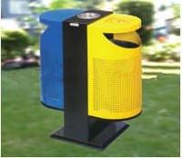 China Non-toxic easily cleaned-up  Outside Standing  stainless Steel Garbage Bin with ISO on sale