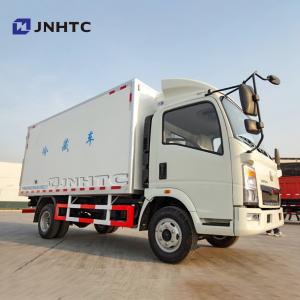 China HOWO 4X2 8000kg Light Duty Commercial Trucks Refrigerator Box Truck Freezer Van on sale