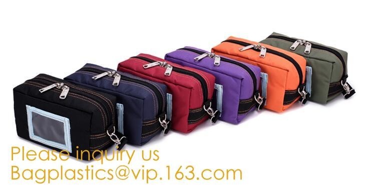  Bank Pack Case Manufacturer Customize Strong Power Waterproof Locking Secured Bank Tool Coin Money Bag With PVC Window Manufactures