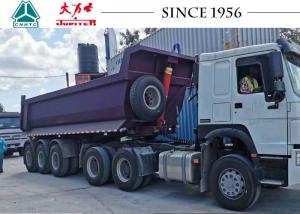 China 24CBM 30 Tons Tipper Semi Trailer Heavy Duty Dump Trailer With 3 Axle on sale