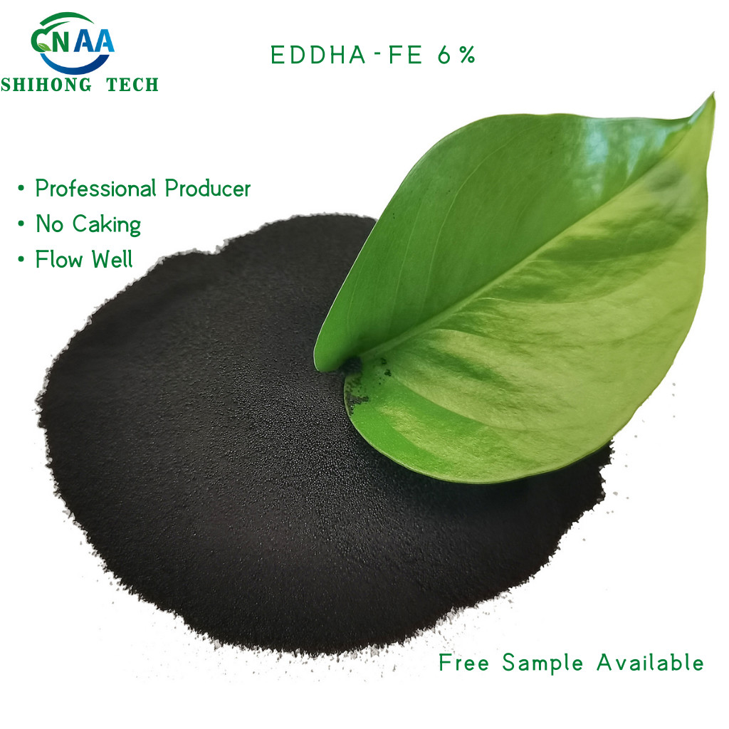  EDDHA FE 6% Chelated Iron Fertilizer For Agriculture Microelement Iron Supplement Manufactures