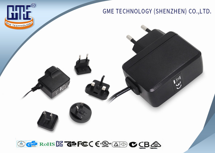  Interchangeable Type Desktop 12v Power Adapter UL FCC GS CE RCM Approved Manufactures