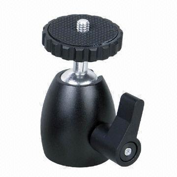  1/4 Inch Screw Hot Shoe Mount Stand Adapter, Large Metal Ball Head for Video Camera Manufactures