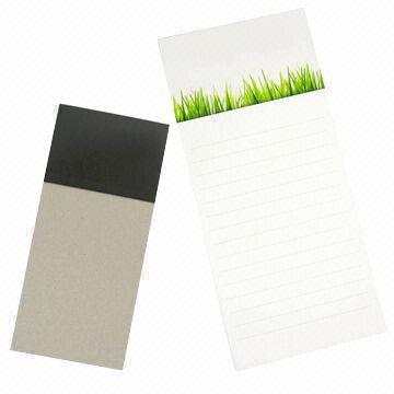  Note Pads with Magnetic Header, Customized Colors are Welcome Manufactures