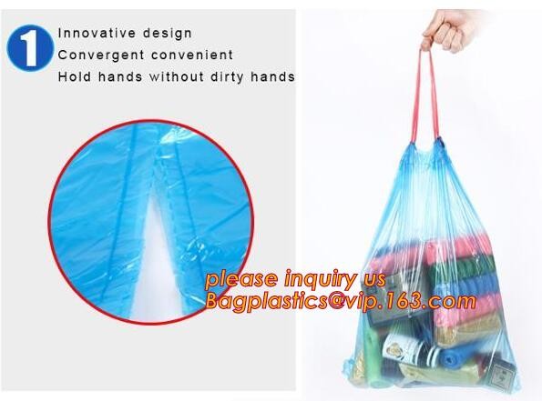Ultra Strong Wastebasket Liners Bags for Home Waste Bin Kitchen Bathroom Office Car,Medium Trash Bags, Black Bin Liners