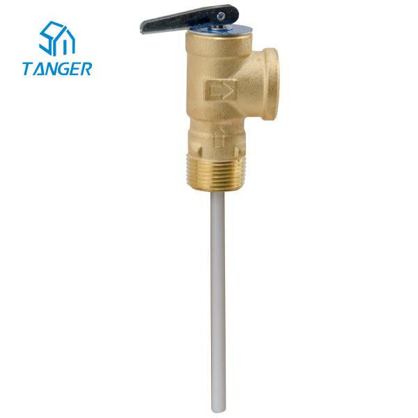 China Hot Water Boiler Temperature Control System Temperature Pressure Relief Valve Water Heater 3/4 on sale