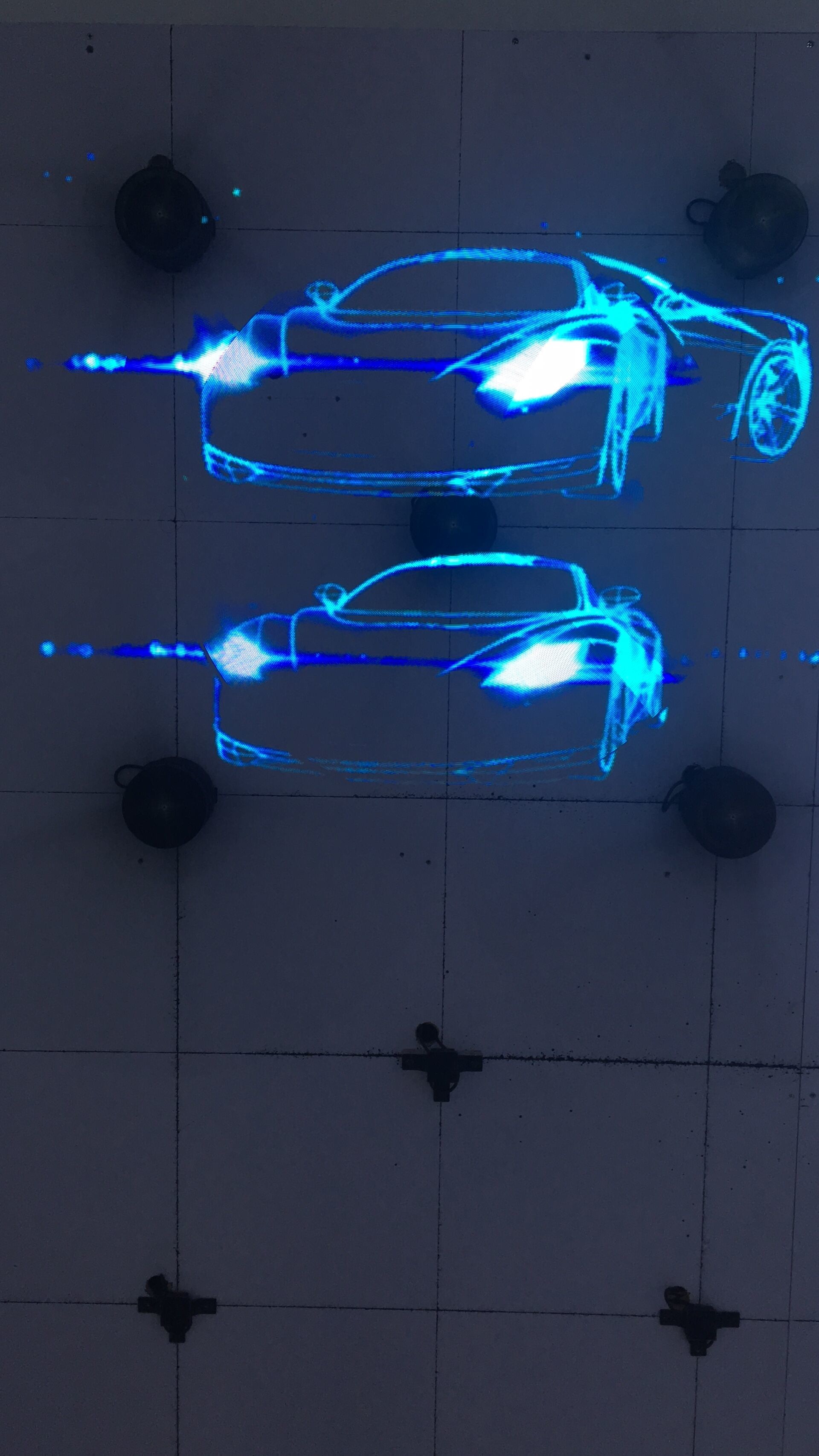  Wiikk 65cm 3D Holographic LED Fan For Supermarket High Resolution 720 LEDs Manufactures