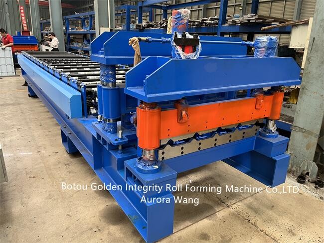 Quality 1200mm Glazed Tile Roll Forming Machine JCX Roof Tile Making Machine for sale