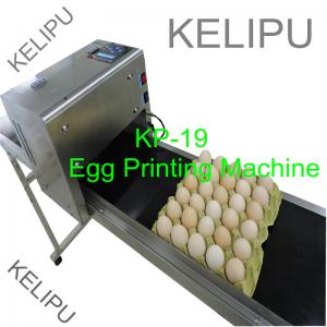 China The Whole Pallet Egg Printing Machine , Industrial Inkjet Printer For Eggs on sale