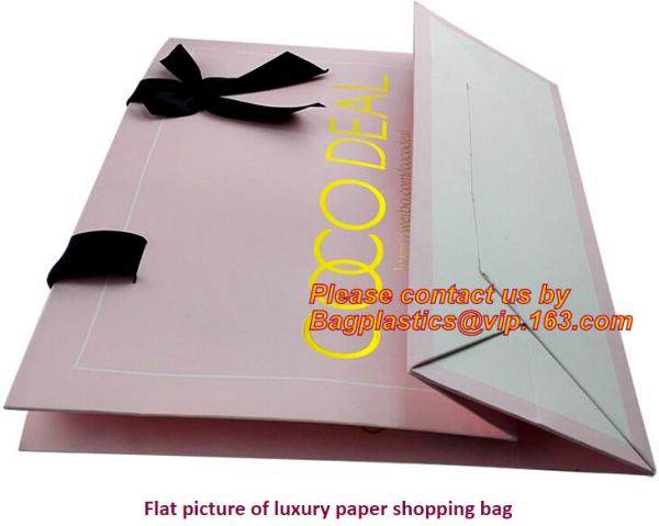 shopping bag luxury grocery bag carrier grocery paper bag,Recycled luxury Ladies Paper Carrier Bag Shopping Bag for Clot