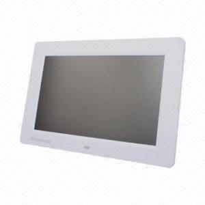  High Resolution LCD Screen Digital Photo Frame with Built-in Loudspeaker and Optional Memory Manufactures