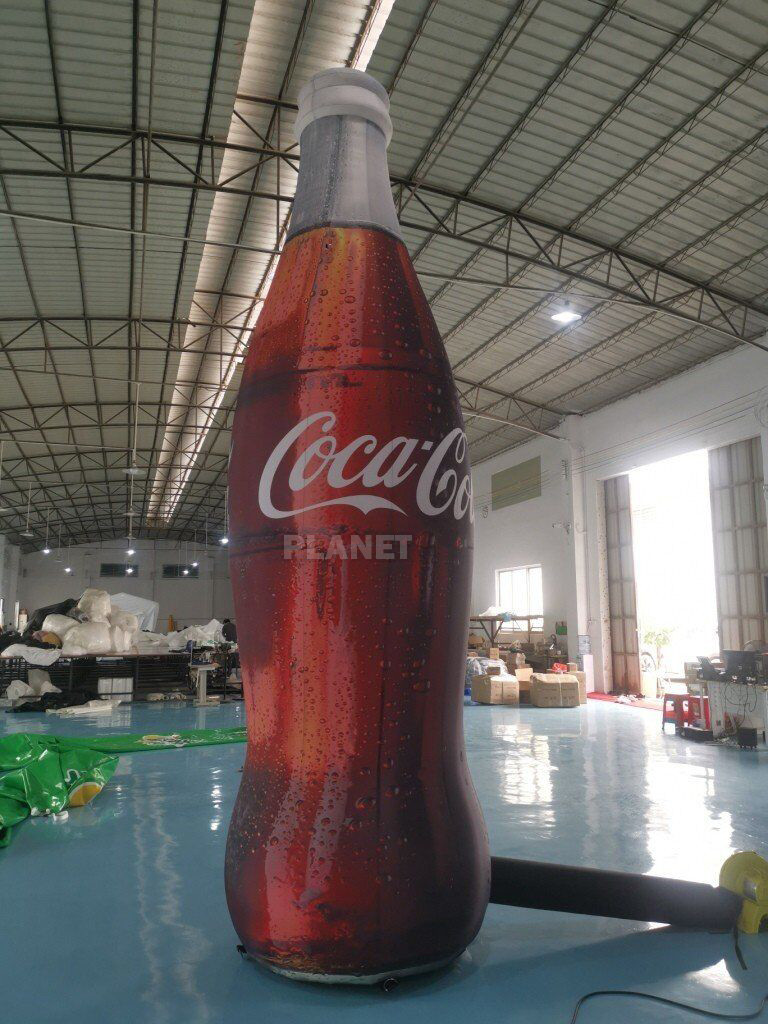  ASTM 4m Tall Advertising Inflatable Coca Cola Bottle Manufactures