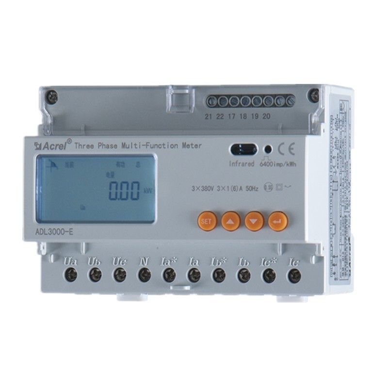  3200 Imp/KWH 80A 3 Phase Electric Sub Mete / Ct Operated Energy Meter Manufactures