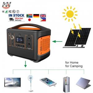 China universal plug south africa mini 110v 220v lithium 600w wireless portable solar power station on sale