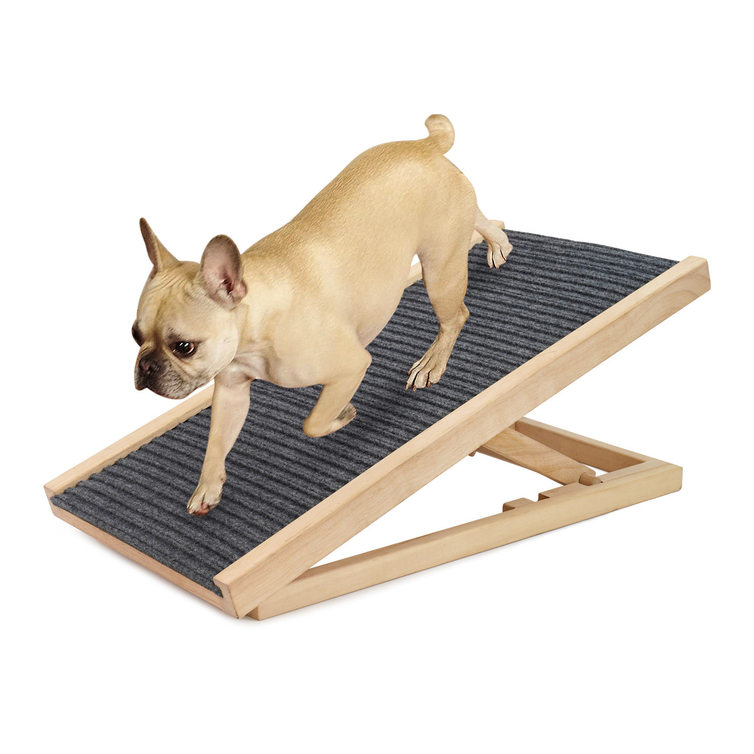 Couch Wooden 36 Inch Dog Ramp 6kg Adjustable Height Dog Ramp Manufactures