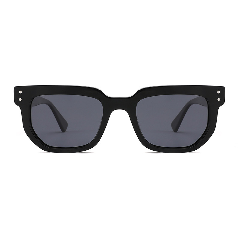  Women Men Acetate Frame Sunglasses Square Polarized Acetate Sunglasses 145 mm Manufactures