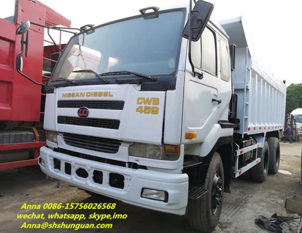 Quality 2015 Year Nissan 6x4 Dump Truck Used Condition 251 - 350 Hp Horse Power for sale