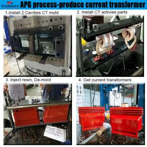  Apg epoxy resin clamping machine for composite insulator Manufactures