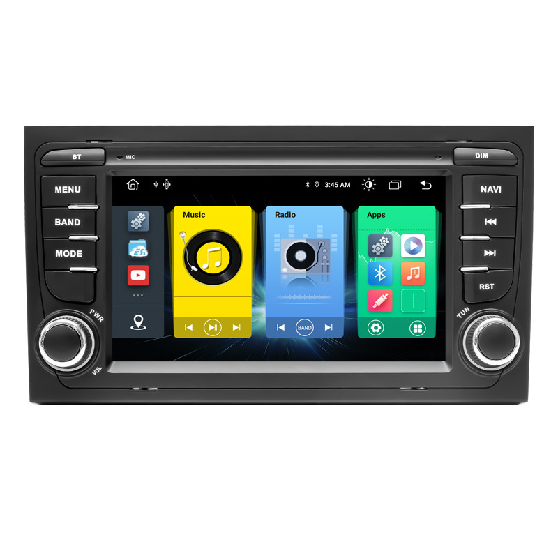 Quality Audi A4 B6 B7 S4 Audi Car Stereo With Navigation GPS 7 Inch Screen for sale