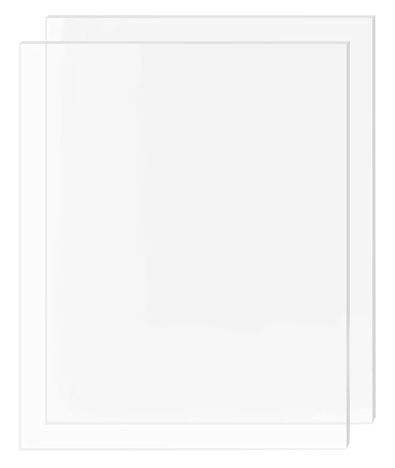  3Mm Clear Acrylic Sheets 12 X 16 X 1/8 Inch , Thin Clear Plexiglass Panel For Laser Manufactures