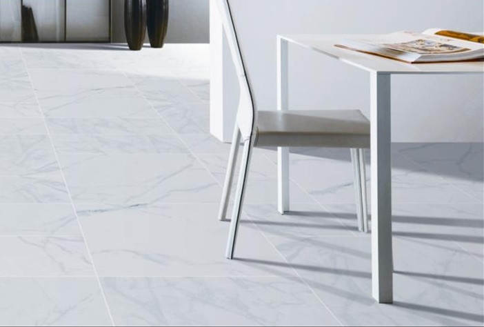 China Polished Porcelain Floor Tile That Looks Like Marble Low Absorption Rate on sale