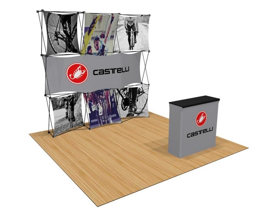  Exhibition Wall Pop Up Banner Stands Backdrop Aluminum Plastic Material Manufactures