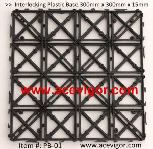  PB-01 Interlocking Plastic Base, Plastic mats, Plastic tile Manufactures