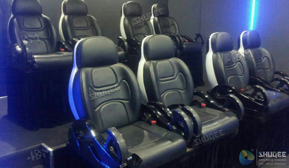  9 Seats 5D Movie Theater 3 Luxury Chair 3 Rows Standard Motion Cinema Simulator Manufactures