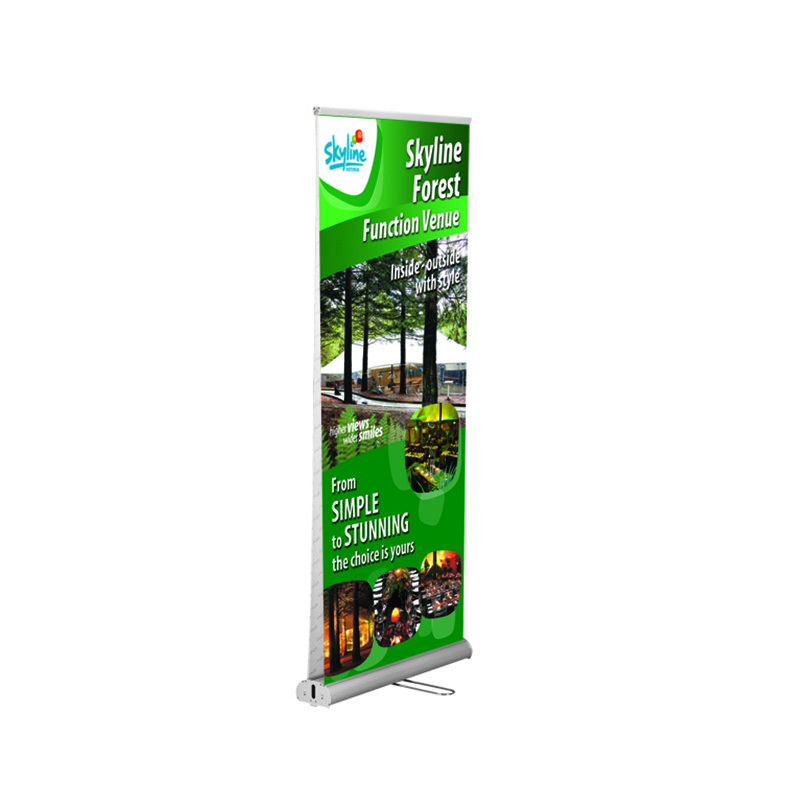  Custom Trade Show Retractable Banners , Double Side Stand Up Retractable Banners Manufactures