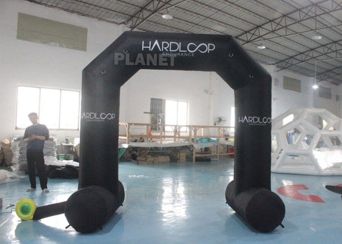  Oxford Mini Advertising Cartoon Inflatable Entrance Arch Outdoor Black Manufactures