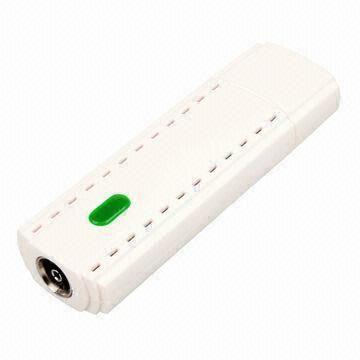  High Definition USB TV Tuner Dongle/Receiver, Bandwidth of 1.7, 5, 6, 7 or 8MHz Manufactures