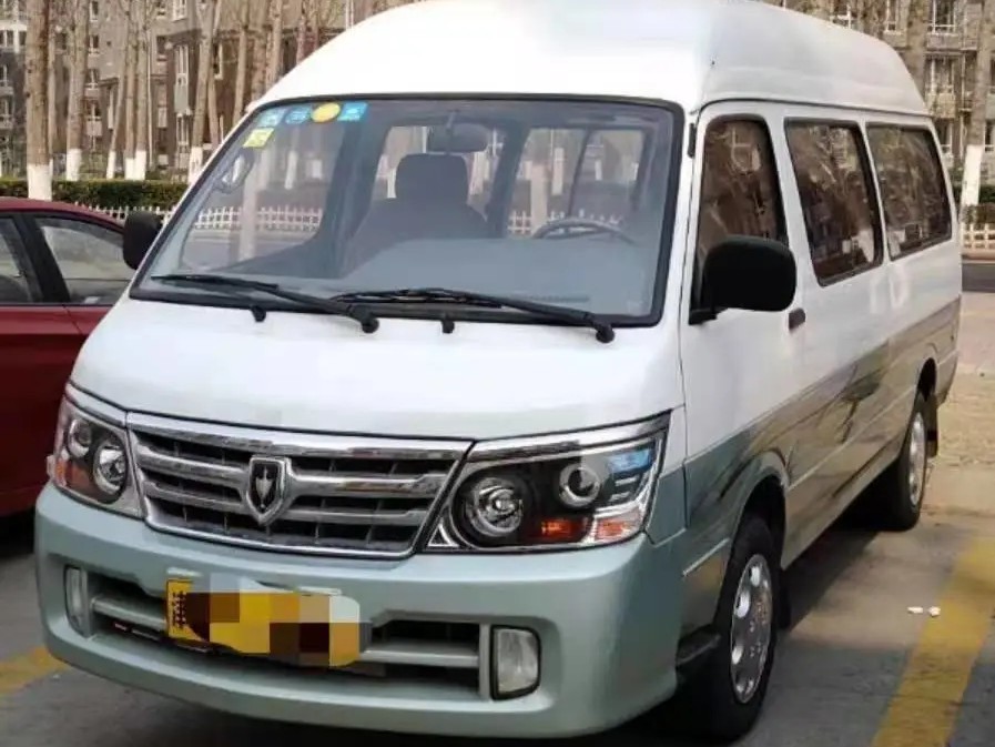 China Used Mini Coach High Roof 14 Seats JINBEI Big Hiace Sliding Window Air Conditioner 2nd Hand Minibus SY6548 on sale