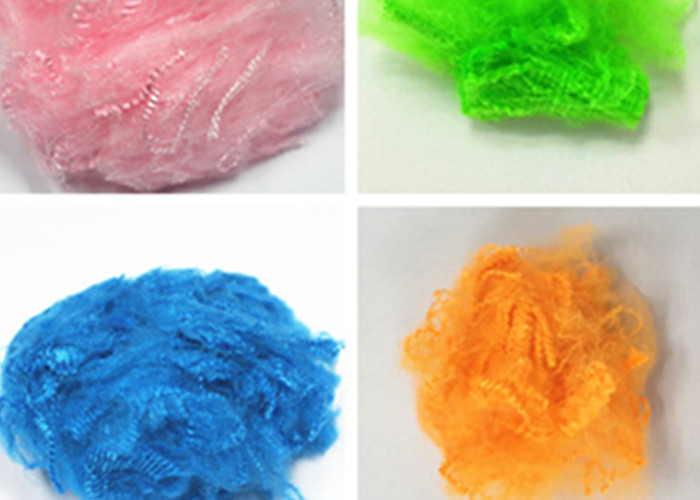  1.5D * 38MM Hollow Conjugated Fiber , Closed Virgin Reliance Polyester Fiber Manufactures