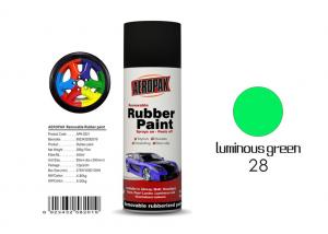  Luminous Green Color Rubber Coat Spray Paint Mixture MSDS Certification APK-8201-27 Manufactures