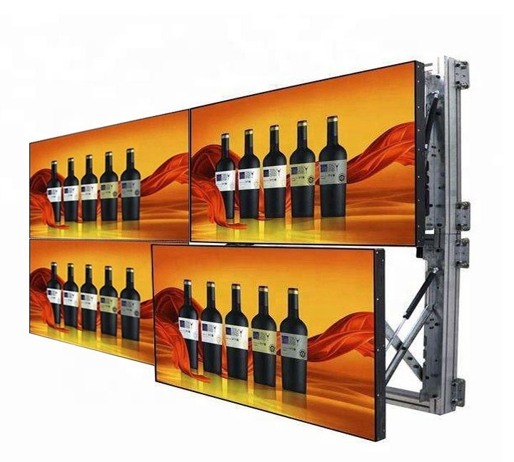  3.5mm Bezel Indoor Advertising LCD Video Wall ODM OEM Support Manufactures