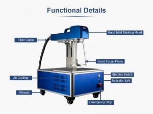  Light Weight 20W 30W Portable Metal Laser Engraver Manufactures