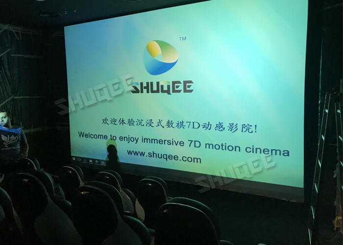  380V 9D Movie Theater For Commercial Shopping Mall Or Amusement Attraction Manufactures