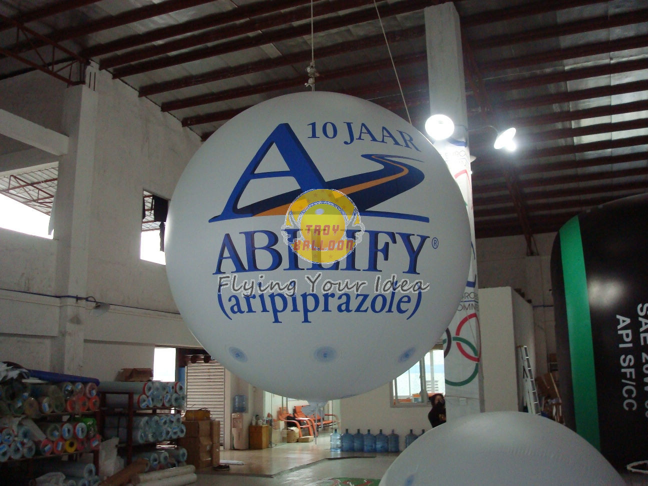  Customized Reusable Round filled advertising helium balloons for Sporting events BAL-12 Manufactures