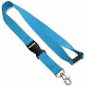  2cm Eco-friendly Lanyard, Made of 100% Recycled PET Material, with Plastic Safety Lock Manufactures