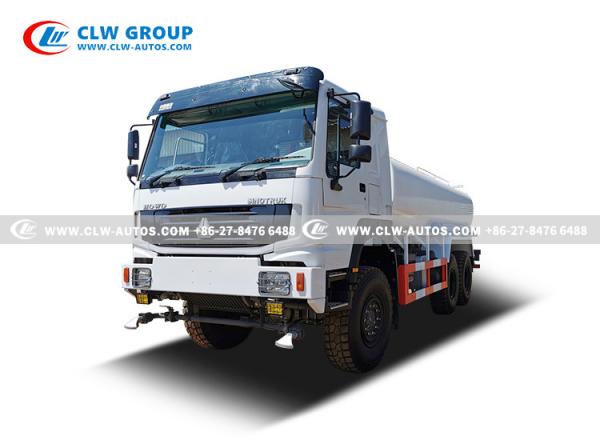 Quality All Wheel Controllable Water Output Water Bowser Truck 18ton Howo 371HP for sale