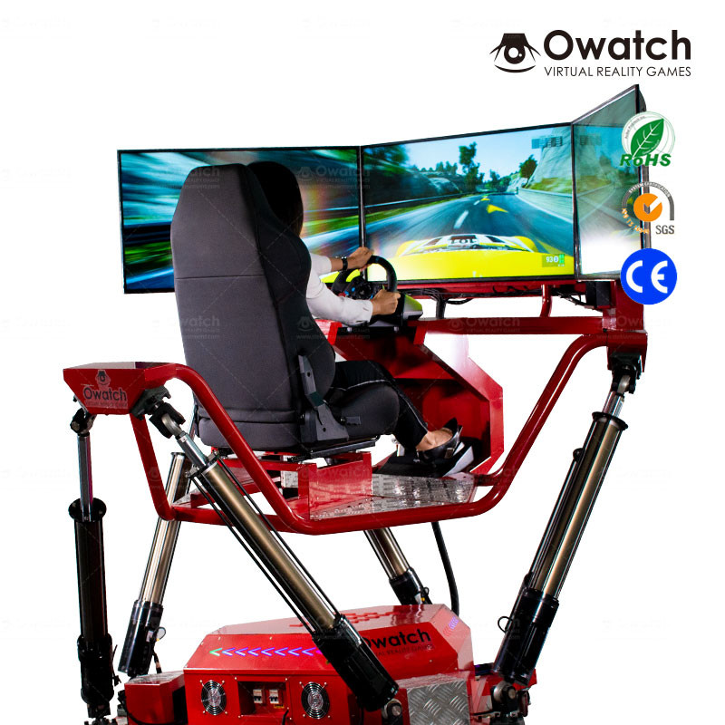 Hot Sale Car Racing Arcade Game Machine,Car Driving Racing Simulator Amazing Car Driving 9D VR 360° Vision Manufactures