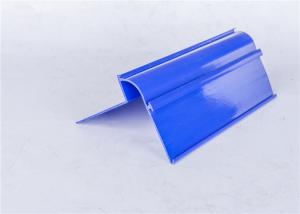 Buy cheap Green Level PVC Extrusion Profiles , Custom Transparent Price Label Profile from wholesalers