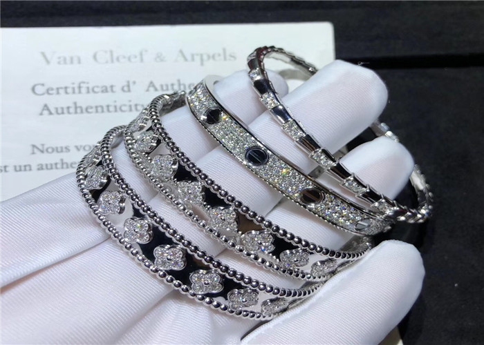  Women'S 18K White Gold Bracelet With Diamonds Manufactures