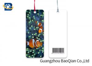  Plastic 3D Lenticular Bookmark , Custom Bookmark With Tassel Ocean Animal Clownfish Nomo Manufactures
