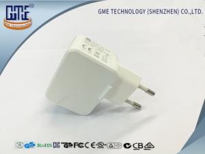 Bright White AC DC Power Adapter , Double Usb Wall Charger Fast Charging Manufactures