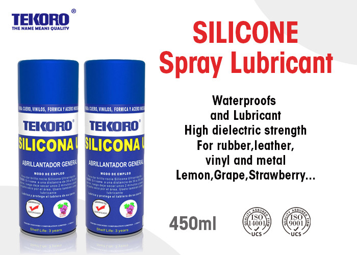  Silicone Spray For Lubricating & Waterproofing Metal / Protecting And Restoring Rubber Manufactures