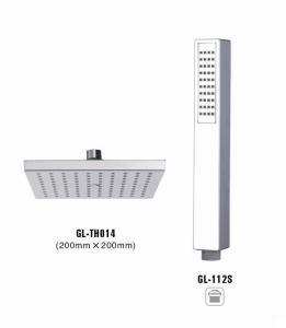  Square Hand Shower Head /Shower Head Combination (GL-TH014+GL-112S) Manufactures