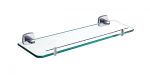 China ODM Bathroom Accessories OEM Glass Shelf Holder Wall Mounted on sale