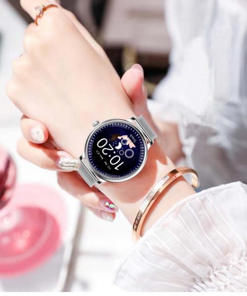 Sleep Monitor 240x210 Women's Smartwatch With Bluetooth